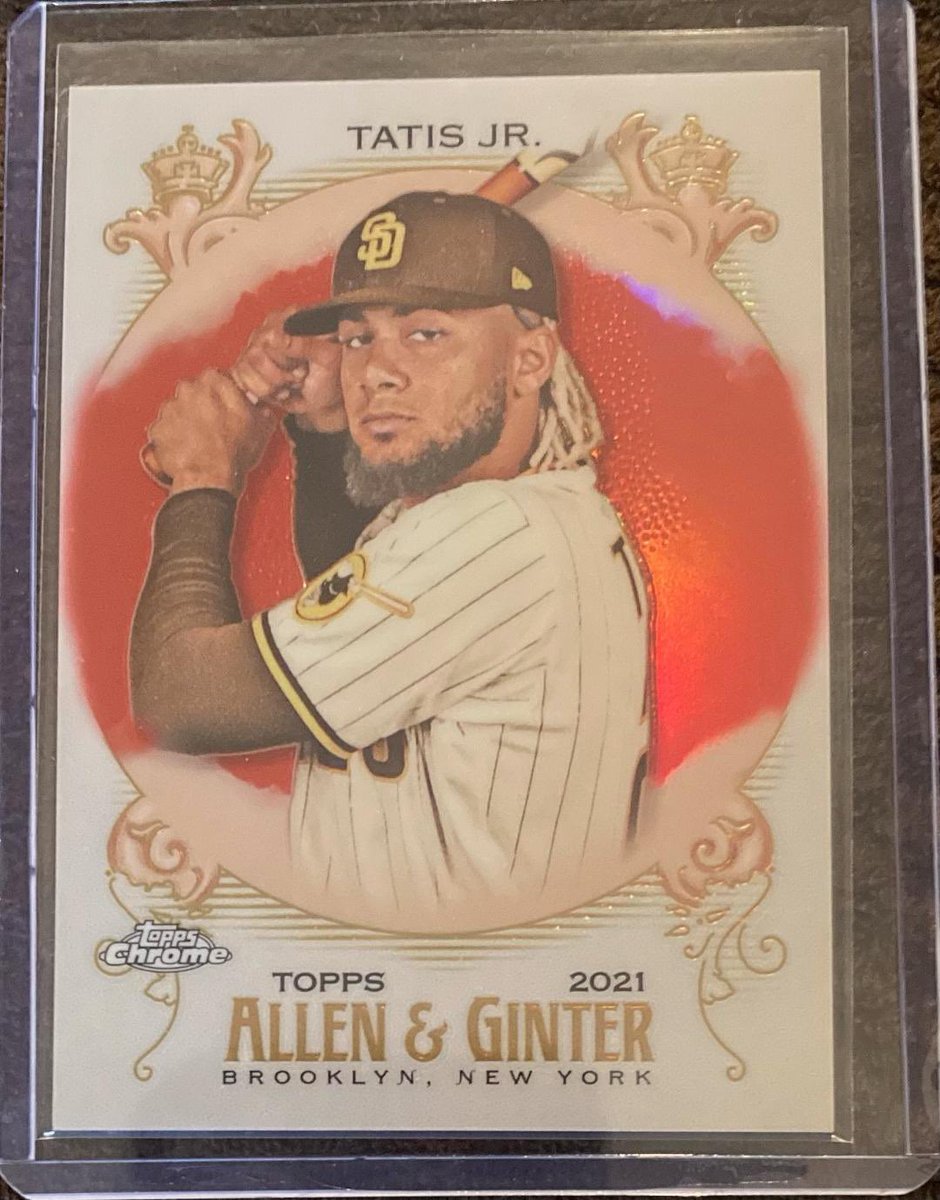 PeninsulaSC's tweet image. Sweet customer hit! @topps Tatis Ginter Chrome Red Refractor/5. @SHOWYOURHITS #mlb #padres