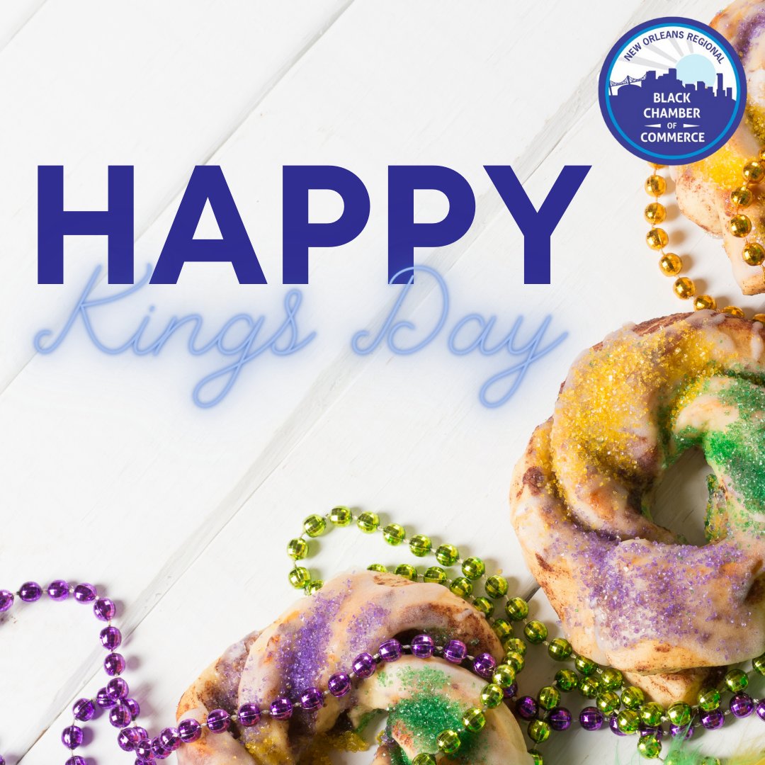 NORBlackChamber's tweet photo. Happy Kings Day! It’s the official start of Carnival season, and we can FINALLY eat King Cake! Drop your favorite Black-owned places to buy King Cake in the comments ⬇️
#BlackBusiness #NOLABlackBusiness #StrongerTogether #YourChamberofChoice #NORBCC https://t.co/CnvdkSv6tz