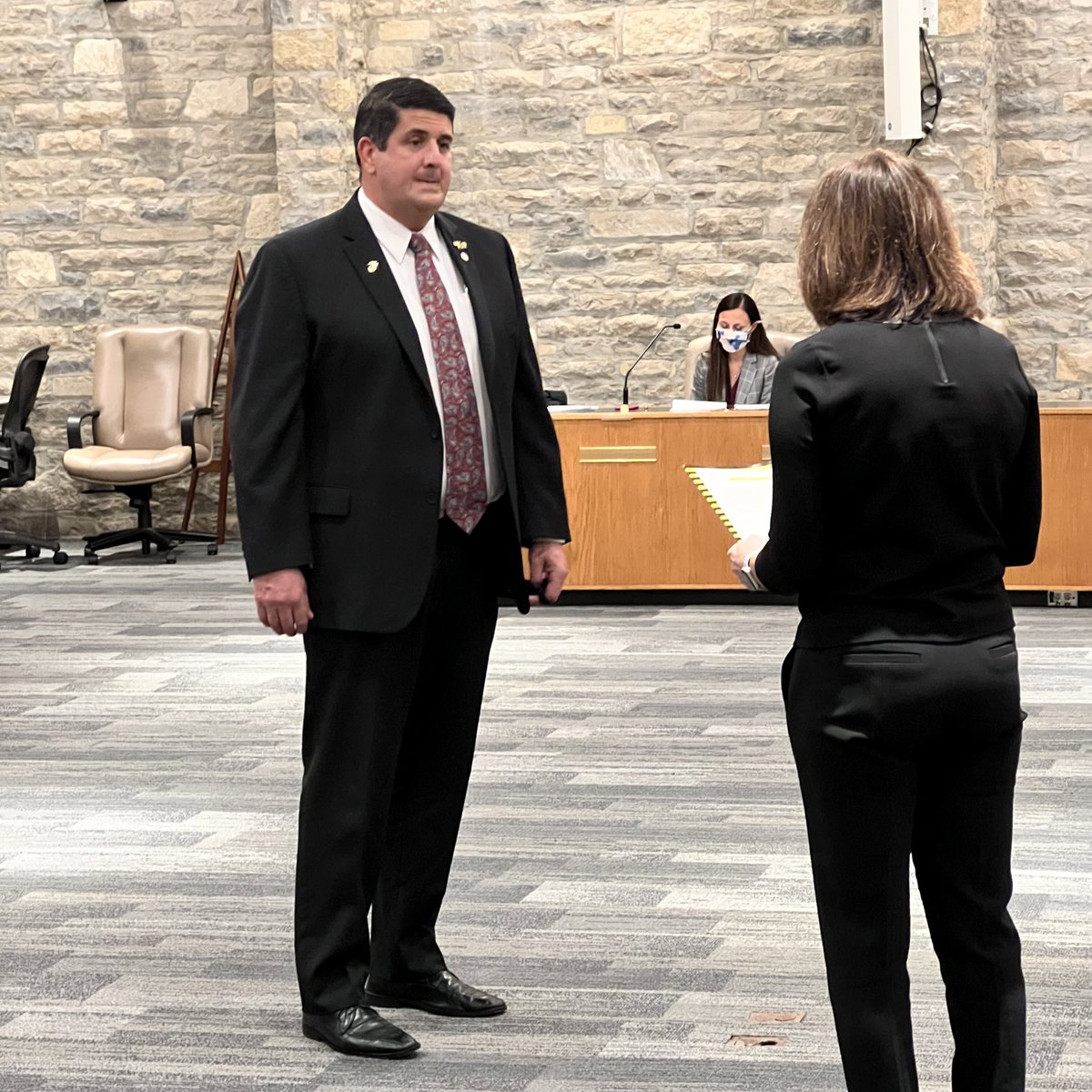 Welcome, Dr. Nidhi Satiani and Lou Sauter, to the .@UA_Schools Board of Education! #ServeLeadSucceed