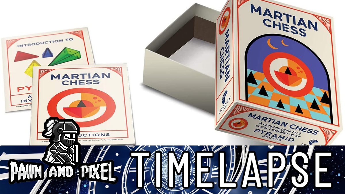 #PawnAndPixel - Join the Pawn and Pixel team as they play a 2-Player game of Martian Chess by <a href="/LooneyLabs/">Looney Labs</a> 
 
Watch here: youtu.be/imdaqPoFh5o

#BoardGames #CardGames #Games #LooneyLabs #Canada #YEG #Alberta #Timelapse