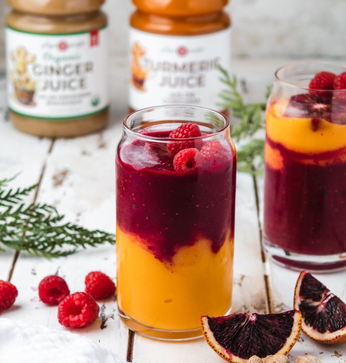 If you're anything like us, your ears perk up when you hear #immuneboosting. This delicious, nutrient-rich Immune Boosting Winter Smoothie is packed with Vitamin C and antioxidants including oranges, beets, frozen raspberries, #ginger &amp; turmeric. Recipe: bit.ly/3n4cNmp