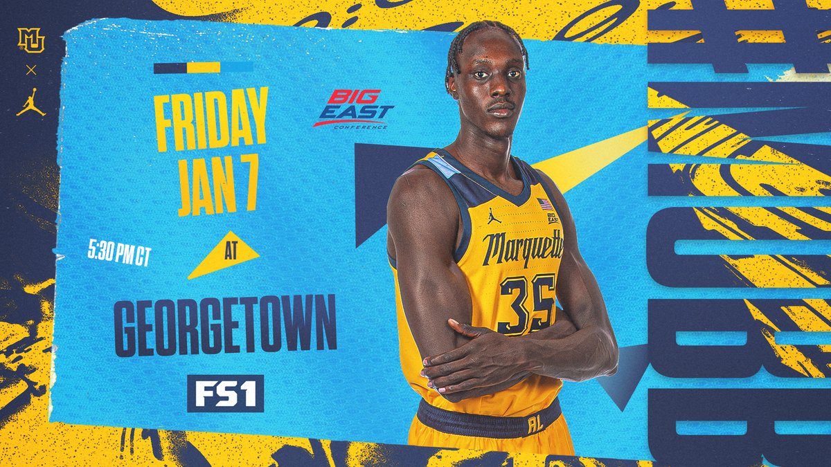 MarquetteMBB's tweet image. Marquette back in action for a rare Friday night matchup in @BIGEASTMBB play in search of first #MUBB league road victory. 

PREVIEW: ⤵

bit.ly/3G3WRYW