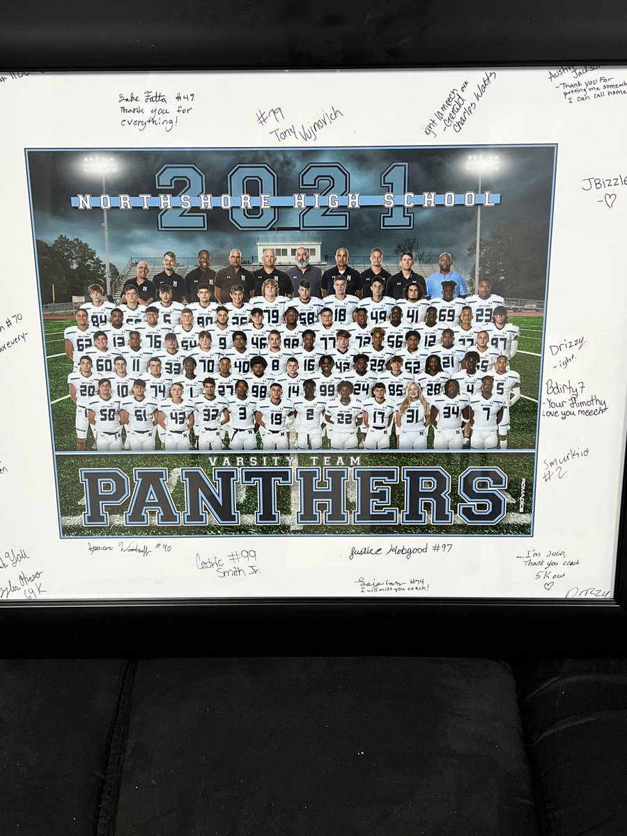 WaltLadner's tweet photo. Looks like last night was the banquet for @NorthshorePant1 and I can’t say how proud I am of these seniors. They will forever remember this. Them changing the culture. Rebranding a football club. Many people would laugh when I would say I was the SnC coach for NHS with how the.. https://t.co/xuNVZGR7P0
