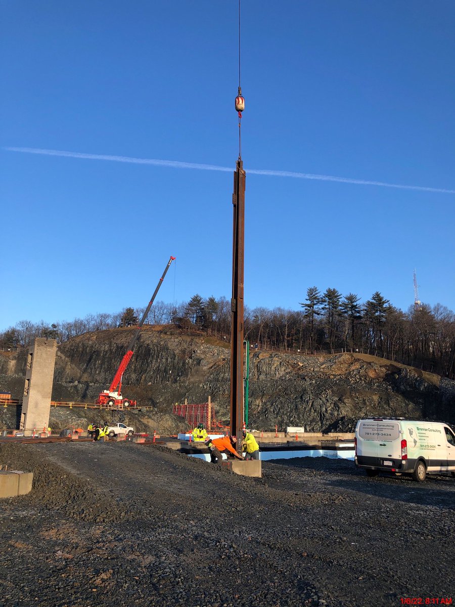 1st piece of steel delivered today. #WHS2024