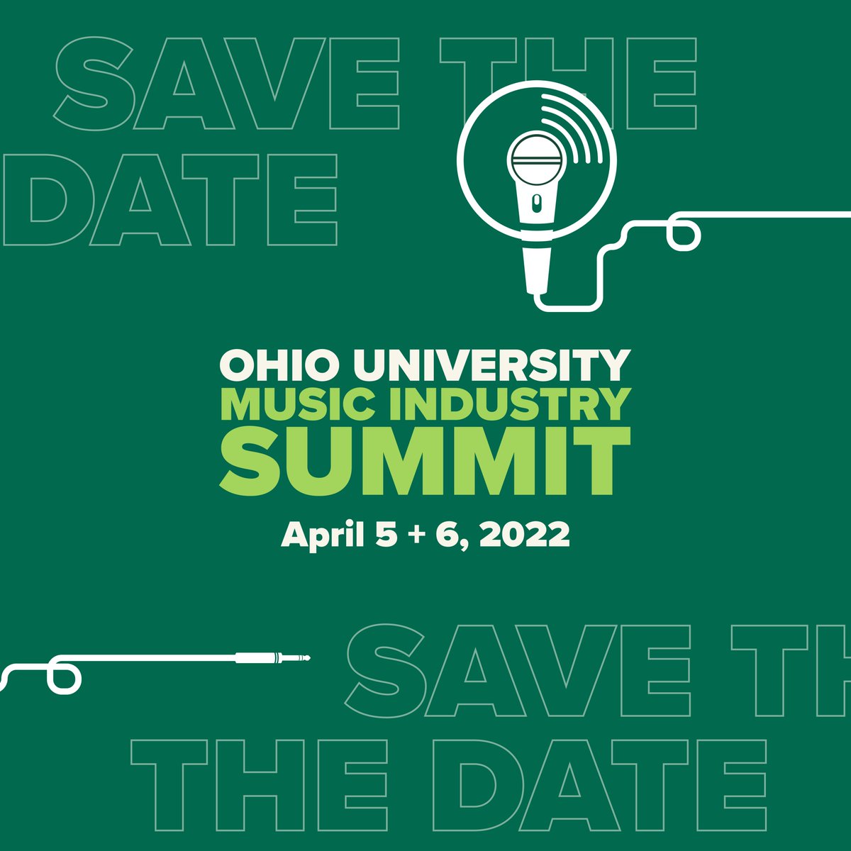 ohio_mis's tweet photo. The @ohiou Music Industry Summit returns as an in-person event (with a virtual option) April 5-6! The Summit will feature 2 days of informative panels and interviews with national &amp; regional music industry leaders &amp; artists and evening performances. More: https://t.co/1qPtIvPXex https://t.co/Si2Iktfq30