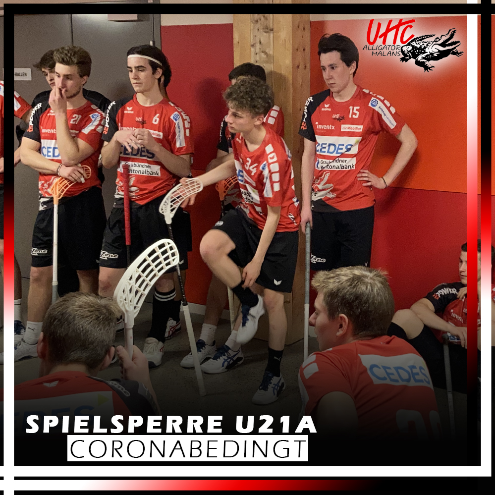 +++Corona-Update+++
Auf Grund zahlreicher positiver Fälle in und um unser U21A-Team hat das Gesundheitsamt Graubünden eine Spielsperre bis mindestens zum 16.01.2022 verhängt. Eine allfällige Verlängerung hängt vom Auftreten von weiteren Fällen ab.
#wearefamily💪🐊