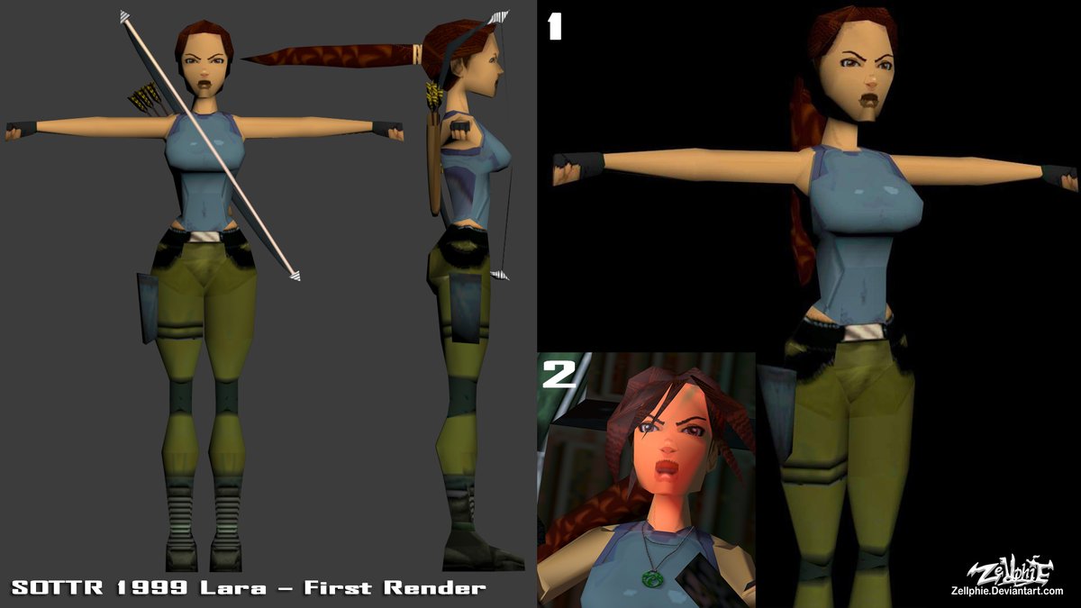 ZellphieVideo's tweet photo. Shadow of the Tomb Raider Demake / First Render.
I should convert all my models for TRLE, Jonah is already playable for TR3/TR4/TRLE.
#SOTTR #TR25 #Demake #firstrender #beta #3Dmodel #laracroft #jonahmaiava #Retro #Psone #TRLE https://t.co/A2MvkNU1rz