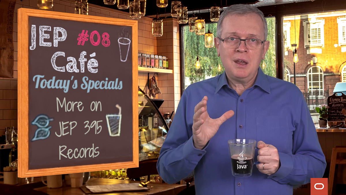 java's tweet photo. Step into the first #JEPCafe of the new year, as @JosePaumard discusses JEP 395: Records, released with #JDK16. https://t.co/h6dt3zq0wy https://t.co/L20ymLgALx