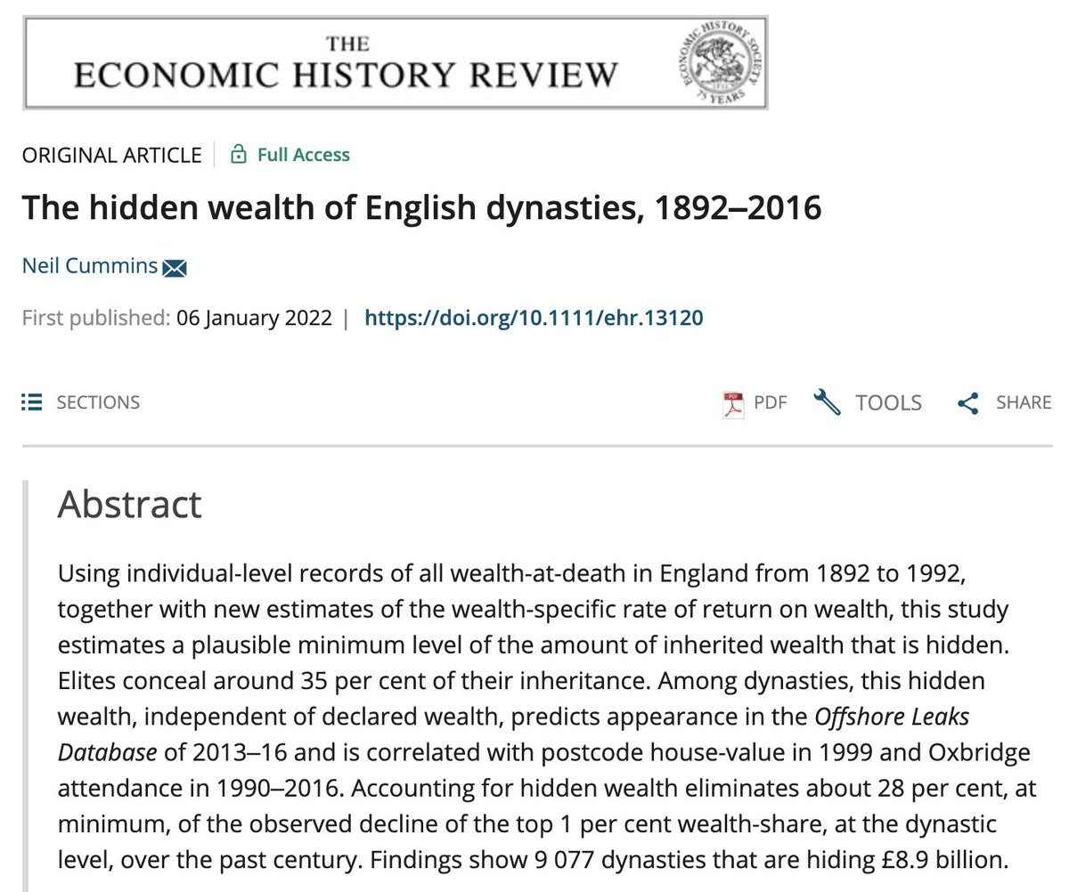 NJCummins's tweet photo. Happy to see my 'Hidden Wealth' paper at EHR. It was so much fun to write and present this over the past few years. 

https://t.co/Zry2mjGrgh

ungated: https://t.co/0yxKO4BvAl https://t.co/jJsoHY1GC4