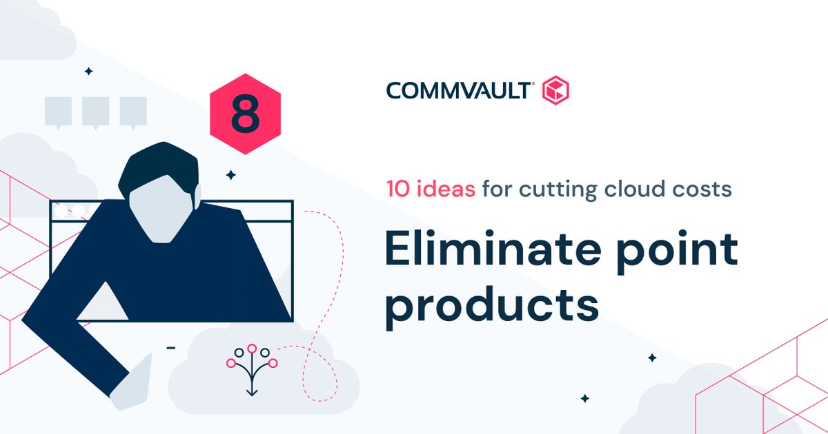 CV_MattJ's tweet photo. ⛔ point products. You don't need them! Learn this and more ideas for cutting #cloud costs with @Commvault :
https://t.co/AEeRrzYVCh https://t.co/kQIlS0DjDU