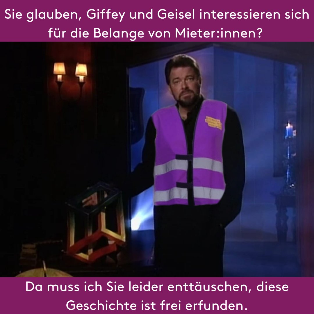 🔮Wir leben in einer Welt, in der Traum &amp; Wirklichkeit nah beieinander liegen, in der Tatsachen oft wie Fantasiegebilde erscheinen, die wir nicht erklären können. Um Mieter:innen zu schützen, müssen 
@Franziskagiffey &amp; <a href="/SenSBW/">SenSBW</a> Ihren Geist dem Unglaublichen öffnen.👻⁠