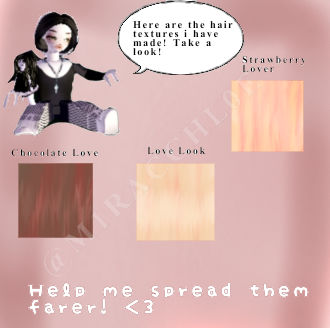 DcrlqingLisy's tweet photo. ❤️ Hey take a look at these hair textures i have made for valentines it will help me much! ❤️ https://t.co/T2twT3LrNZ