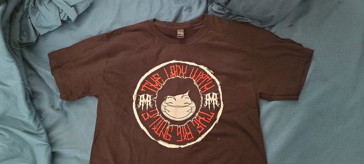 LateAndConfused's tweet photo. #MultiverseMailCall! I decided to take advantage of the year-end clearance sale @DemonxBunny had, and after a few days wait, I got my new shirts yesterday (a couple days earlier than I expected). ๐๐๐ค #MastersOfTheMultiverse #Decay @AllieWrestling @WeAreRosemary @FearHavok https://t.co/xGanHzp3rr