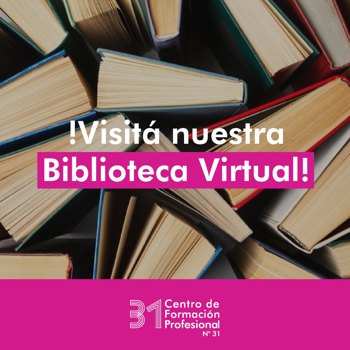 resefop's tweet photo. #SEDUCA ➡ Te invitamos a visitar la #biblioteca virtual del Centro de Formación Profesional nº 31. Allí encontrarás recursos útiles para la #formacióndocente 📚 🔗 Acceso desde https://t.co/7GaABfiTXS
👩🏫 #Resefop #FormaciónProfesional #docentescaba #cursosparadocentes 🧑🏫 https://t.co/9HKP0LX7eS