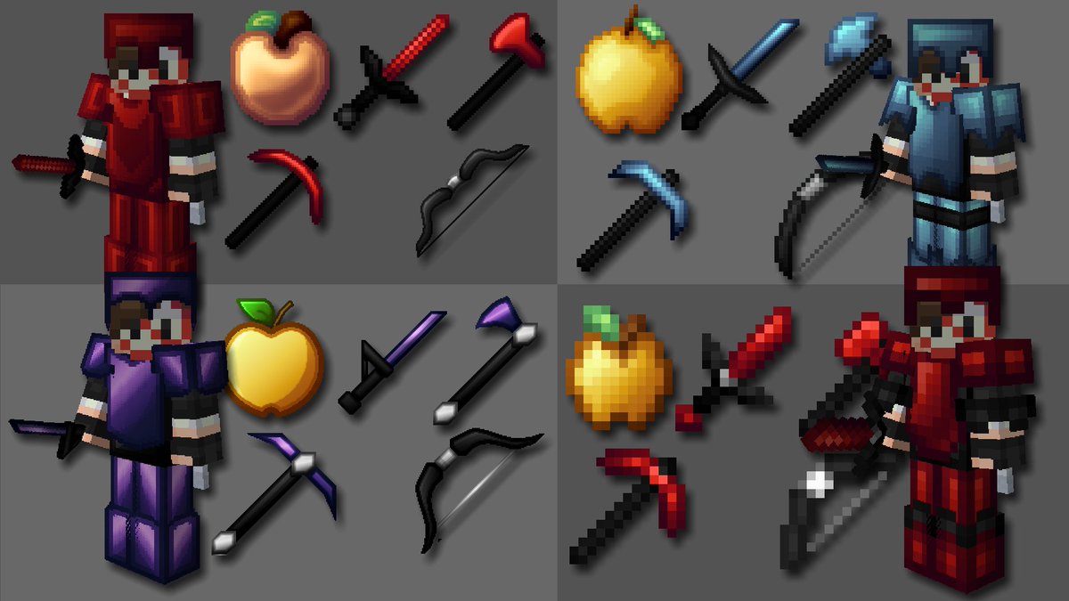 iSparkton Revamp Bundle -  Releasing Soon! :
PotPvP Revamp - WAR v2 64x Revamp
Lunar 128x Revamp - Rouge 16x Revamp

200 likes?