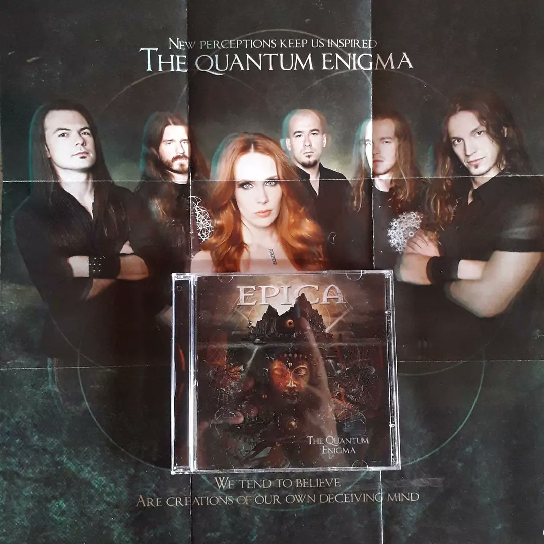 Edson95__'s tweet photo. The Quantum Enigma foi o primeiro álbum do @Epica que acompanhei lançamento e o primeiro deles que comprei. ❤
@SimoneSimons @markepica 
#epica #thequantumenigma #symphonicmetal #epicalegion https://t.co/Iuxwk3u4A7