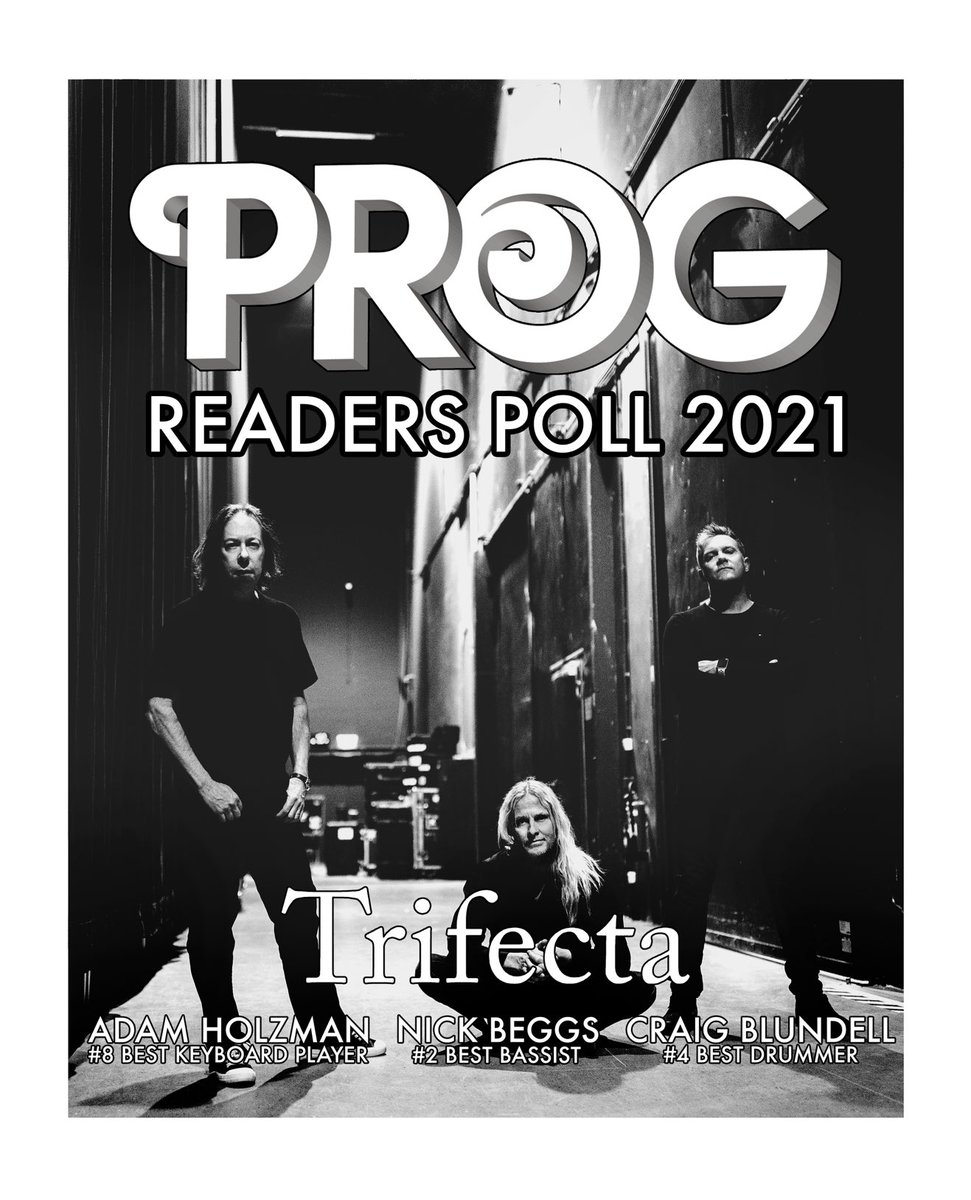 NickBeggs's tweet photo. Thankyou Prog Mag and the readers for voting for us. A good showing in the polls. #prog #craigblundell #adamholzman #nickbeggs https://t.co/bGHWH6psEB
