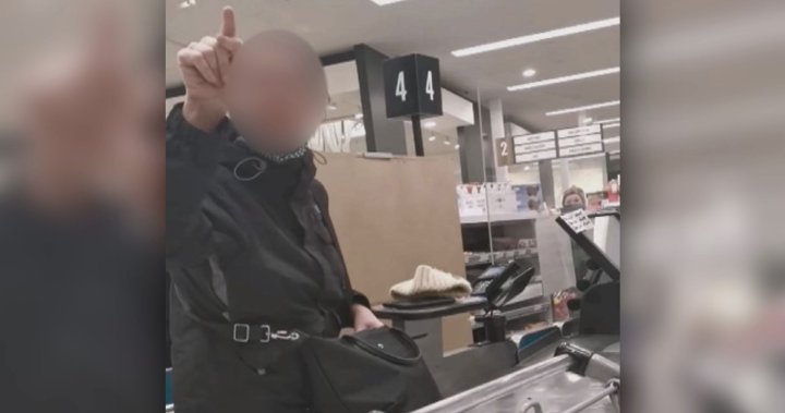 GlobalNational's tweet photo. Asian Montrealer speaks out after racist outburst in local grocery store https://t.co/uDdkdG7lrG https://t.co/LYfVFSZQKz