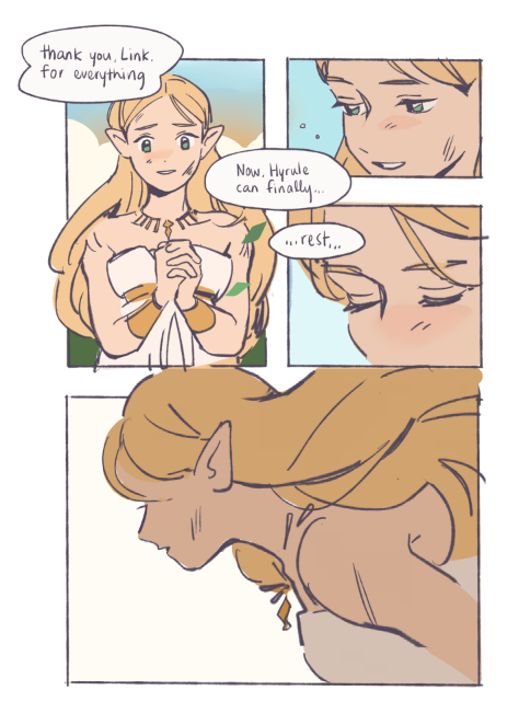 pending_url's tweet photo. an old zelda &amp; link comic that I still really like :'3,, post-ending https://t.co/OXOSK6JOJa