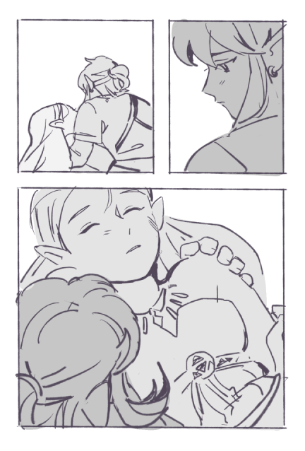 pending_url's tweet photo. an old zelda &amp; link comic that I still really like :'3,, post-ending https://t.co/OXOSK6JOJa