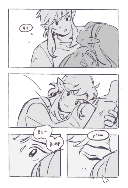 pending_url's tweet photo. an old zelda &amp; link comic that I still really like :'3,, post-ending https://t.co/OXOSK6JOJa