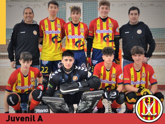 Juvenil A!

Aquí teniu el Juvenil A del Martinelia C.P. Manlleu!

Salut i hoquei

#clubpatimanlleu #hoqueiManlleu #hoqueipatins #OKlliga #Hockey #Manlleu