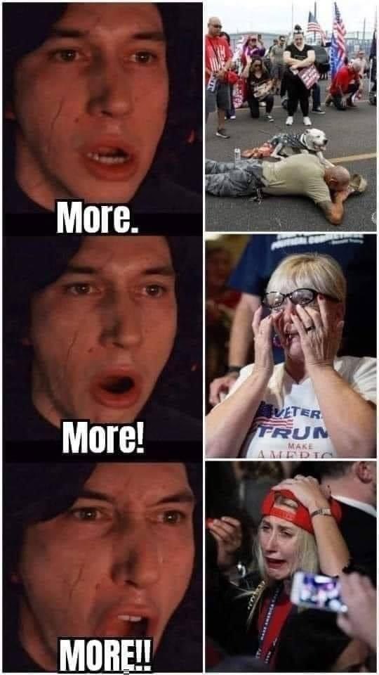 skrutsick's tweet image. One year later and they’re still whining and still getting violent and just getting shittier. Sorry, dudes, #TrumpLost. Move on.