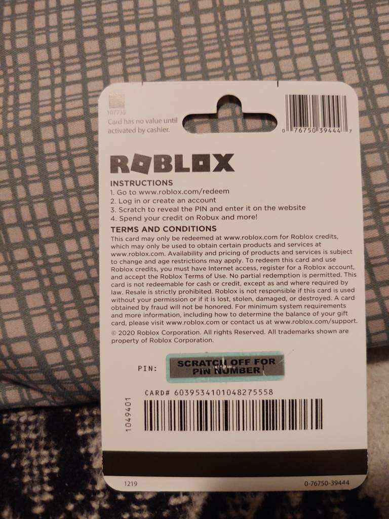 ROBUX GIFT CARD NUMBER 1 (ROBLOX GIVEAWAY) 