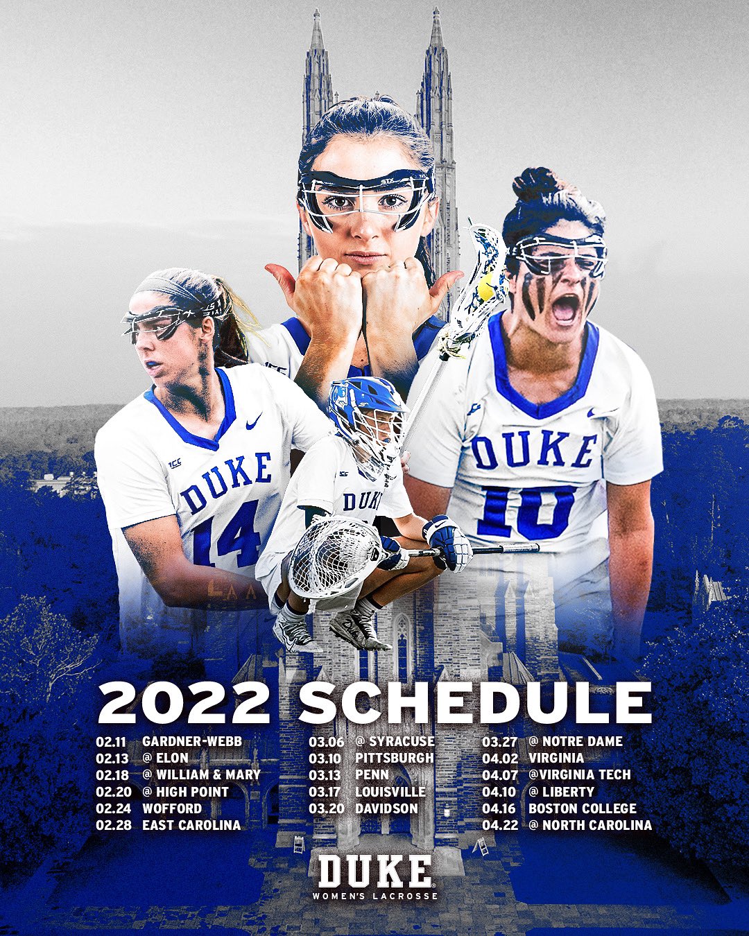 Duke Lacrosse Schedule 2022 Duke - Page 3 - Laxpower Back-Up Stick