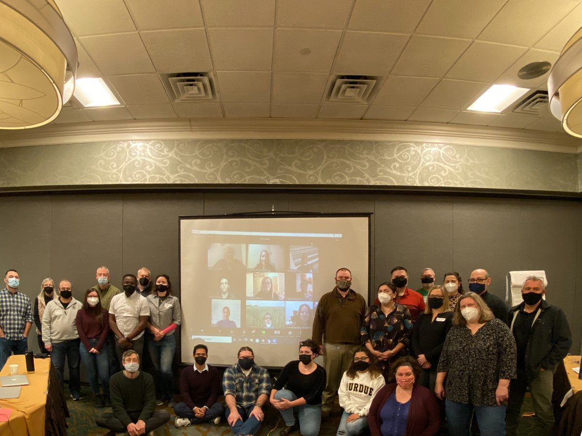 diversecornbelt's tweet photo. What a meeting! The #DCB team wraps up a couple of jam-packed days in Rock Island (and Zoom-land) and heads across the I-states to explore diversification and gather insights. Stay tuned, Corn Belt! https://t.co/7B0y8VVxgA