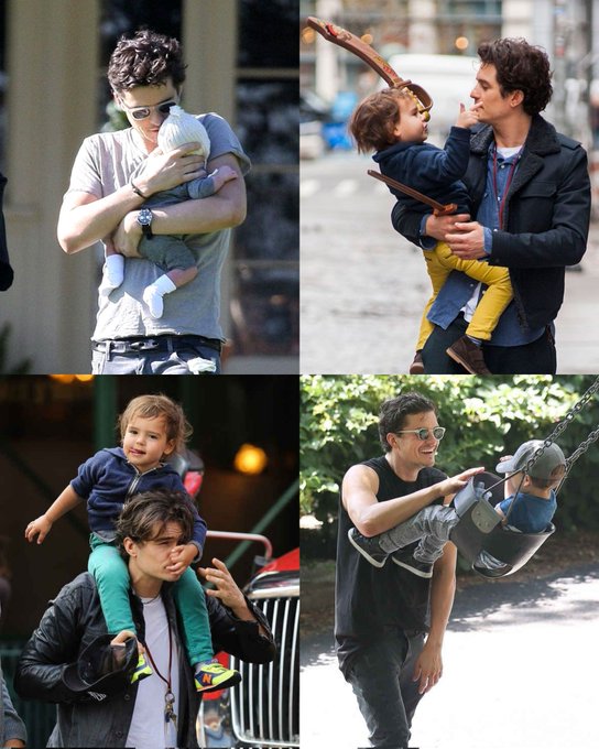 Happy birthday to flynn bloom, forever the precious baby of orlando bloom <3 