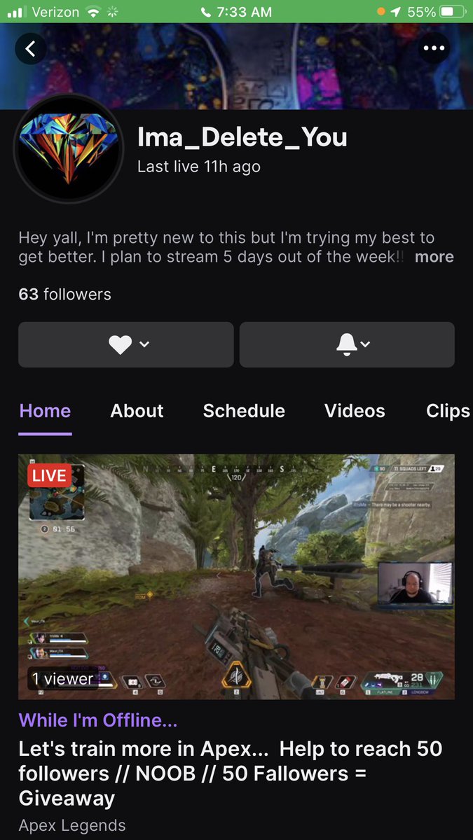 ImaDeleteYou's tweet photo. Who is under 1000 #twitch followers and needs a boost?
1 Like/Retweet
2 Link your Twitch/YT
3 Follow me! Everyone will get added to auto-host 
#twitchtv
#SupportSmallStreamers
@rttanks 
@sme_rt 
@PromoteAMGamers
@rtsmallstreams
@SupStreamers
@promo_streams
@StreamersRT1 https://t.co/mqLvhmOg1s
