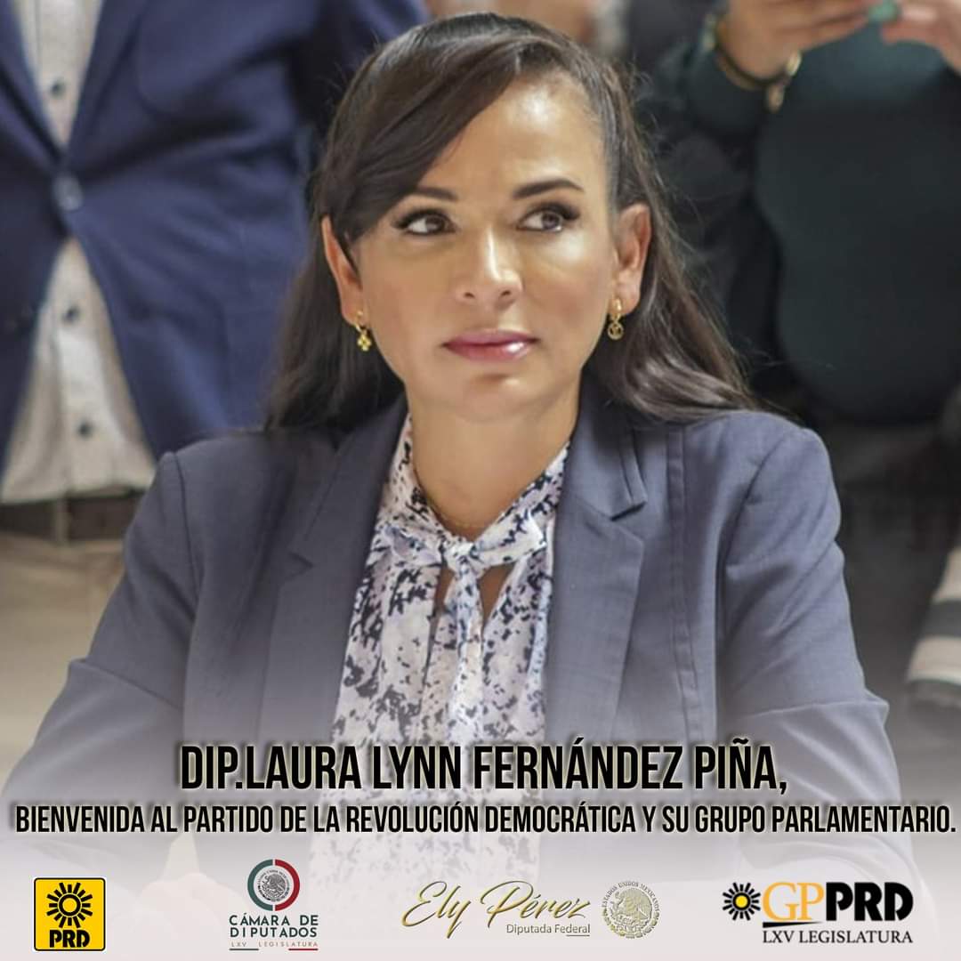 EliPerezV_'s tweet photo. Dip. Laura Fernández  Piña ,  mujer profesionista, servidora publica destacada y política con alto sentido de compromiso con nuestro país, bienvenida al @PRDMexico    y su Grupo Parlamentario. @GPPRDmx
La congruencia emerge.

☀️👩‍⚖️ #SomosPRD https://t.co/03M4XxNTWW