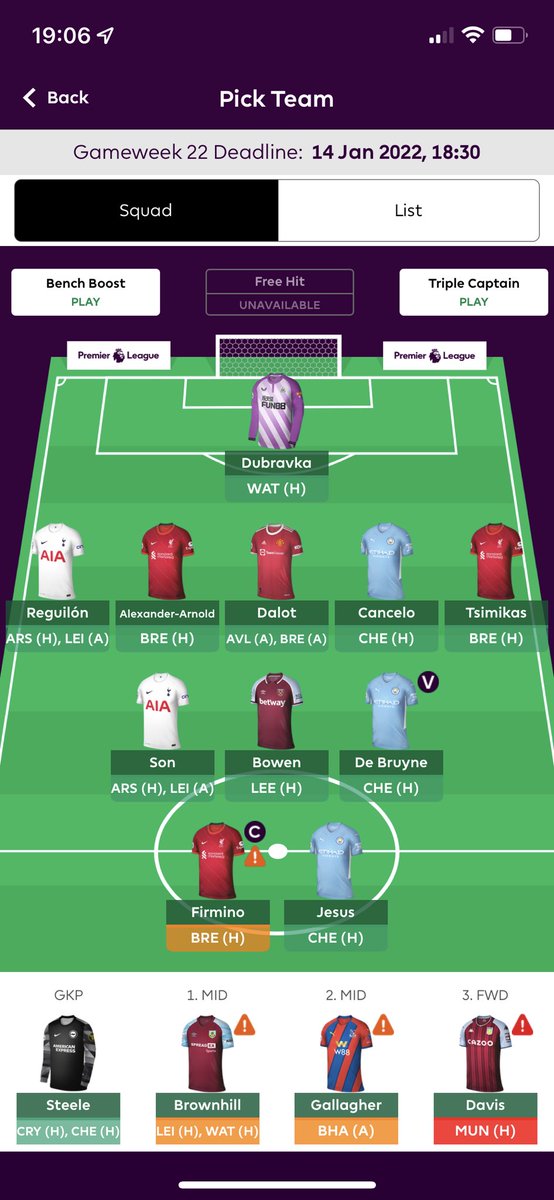 Panda8216's tweet photo. @LetsTalk_FPL Thinking of wildcarding https://t.co/lksK373pBK