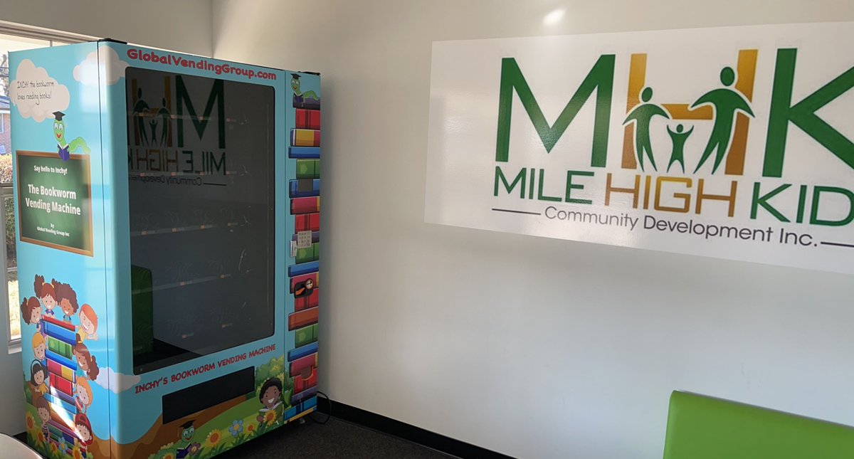 I’m excited about our latest edition at @MileHighKidsVA ..A BOOK VENDING MACHINE!! We will be rewarding our students with books instead of snacks. Positive behavior and Acts of Kindness will always equate to success !!
#LivingLifeAMileHigh
#PositiveBehavior
#readingisfun