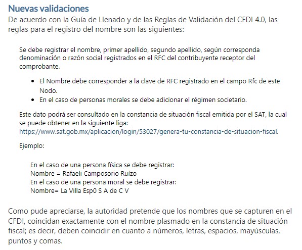 Un caos con CFDI v4.0