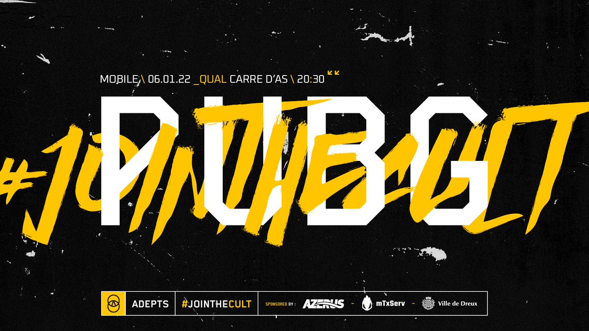 ADEPTS_TEAM's tweet photo. Who wants some chicken ?🍗

Qualif tournoi Carré d'As PUBGM à 20h30
Stream : https://t.co/FKDlaKLOQr

#JoinTheCult https://t.co/iaaCVZHrhr