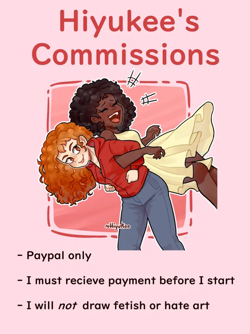 💕🌸COMMISSION INFO🌸💕
 - Click for prices
- DM me if interested!
- Thanks for stopping by &lt;3 