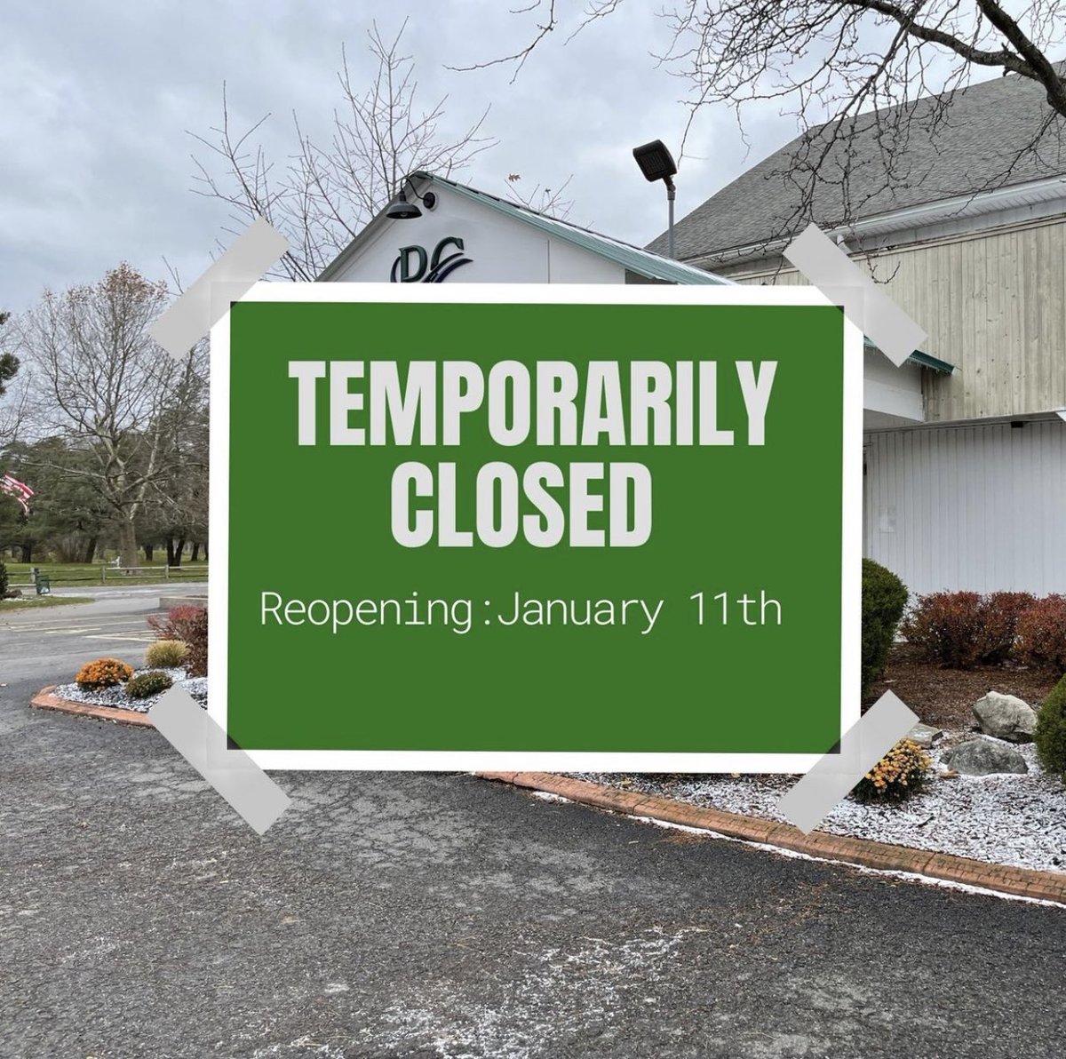Unfortunately we will be closed until Tuesday, January 11th due to the concern of rising cases of COVID-19. This is just a precautionary measure we are taking to ensure the health and safety of our staff and customers. We will be sure to update you if anything changes.