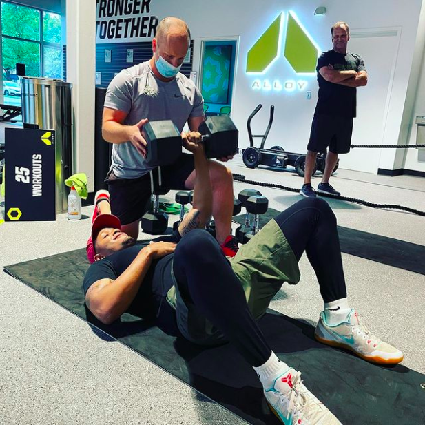 Coaches at <a href="/AlloyBlakeney/">Alloy Personal Training - Charlotte Blakeney</a> are listeners, supporters, motivators and spotters! 💪