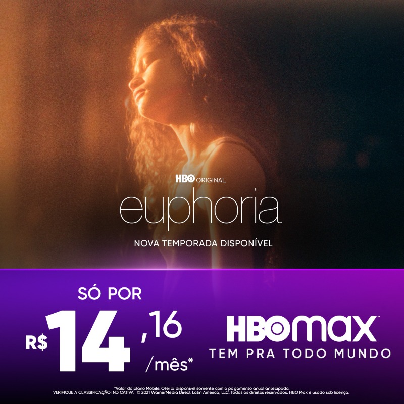 HBOMaxBrasil's tweet photo. Na adolescência é que descobrimos o mundo. A nova temporada de Euphoria está na HBO Max. Assine agora.