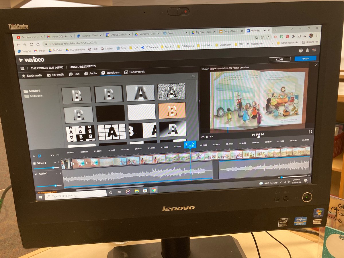 MissHawleyReads's tweet photo. We may be online, but with @WeVideo we can still share stories asynchronously! @TDMcGeeOCSB & @StLukeOttawa teachers, watch for a couple videos coming your way soon. 📚💻 #SchoolLibraryTech #ONSchoolLibraries #ocsbAtHome https://t.co/9CL29Fjqiu