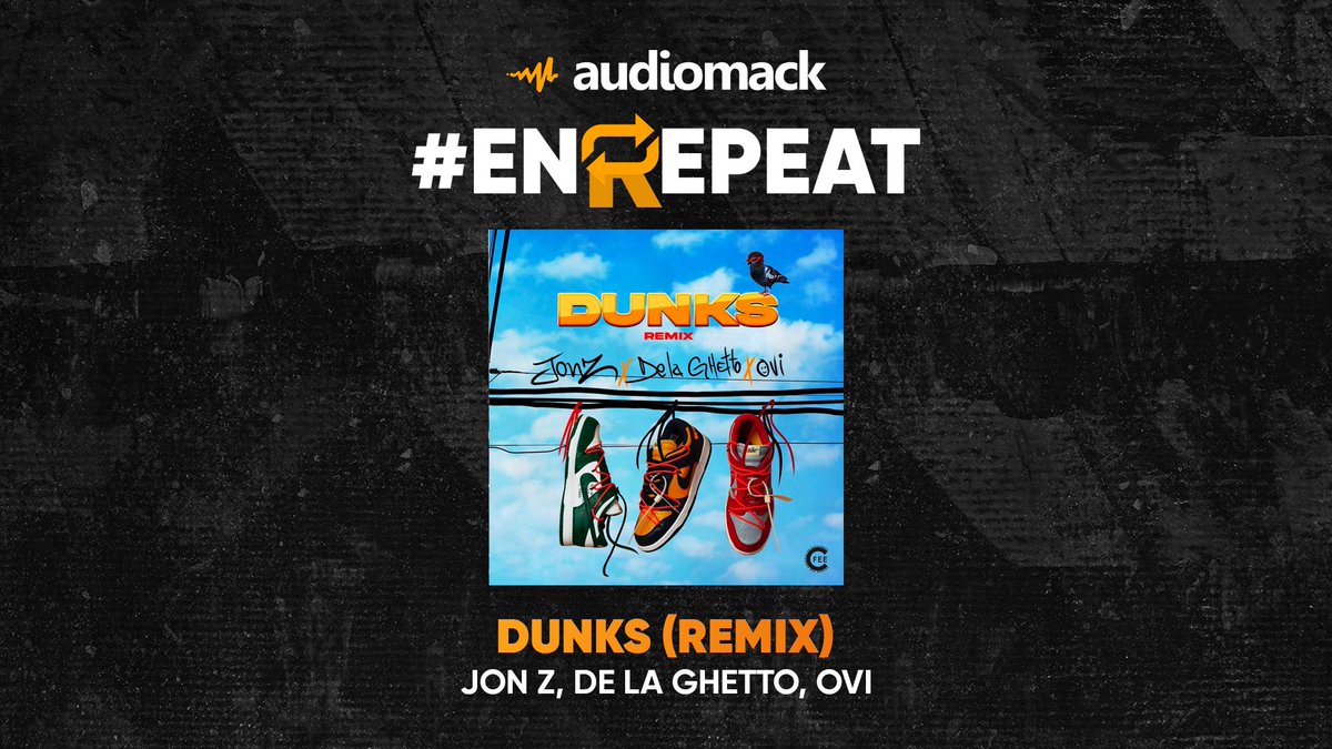 audiomacklatin's tweet photo. #ENREPEAT🔁: @JONZMENPR recluta a @DeLaGhettoReal y @ovioficial para #DunksRemix 👟 y no fallan ni una barra 🔥 escucha en Audiomack
🎧: https://t.co/OHpjDGjAjP https://t.co/PQQdgQ70on