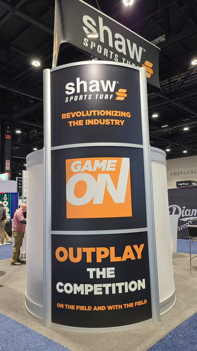 shawsportsturf's tweet photo. Excited to be back in person at the #ABCA2022 Convention!! Come visit us at booth #431!⚾️ #baseball #morethanafield https://t.co/RdQzeLEXXo