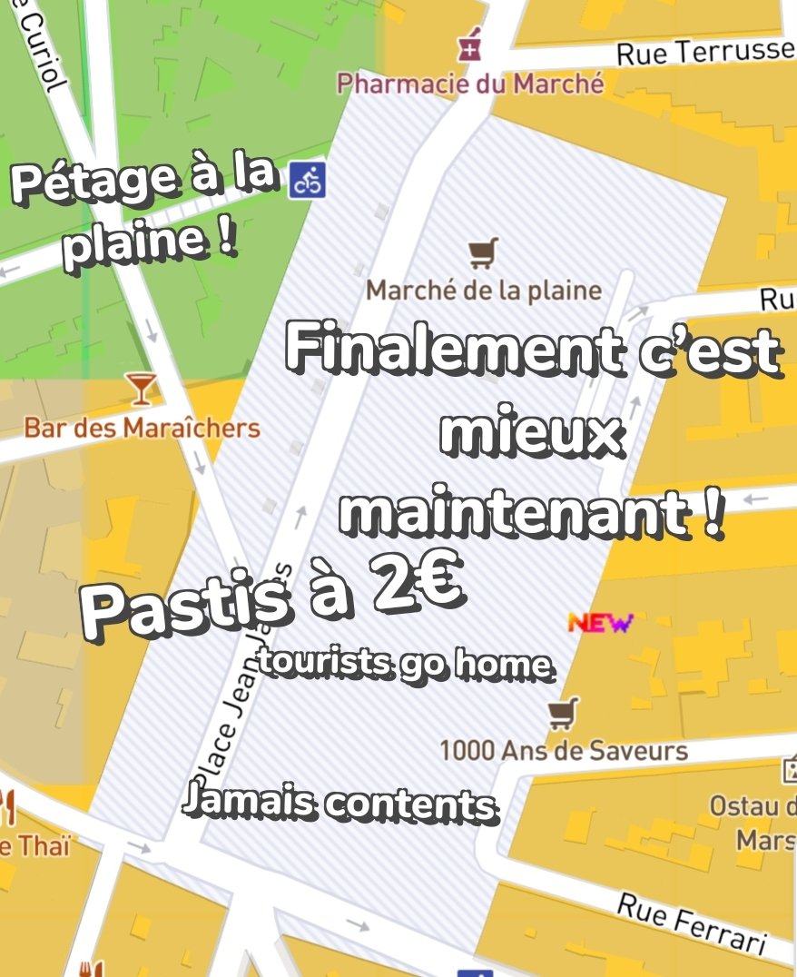 DavidLaMars's tweet photo. #Marseille sur la carte collaborative #hoodmaps. Du drôle 🤣 au douteux parfois 🤔...
↪https://t.co/EyXXWK7YrC https://t.co/bErU1Xjsqu