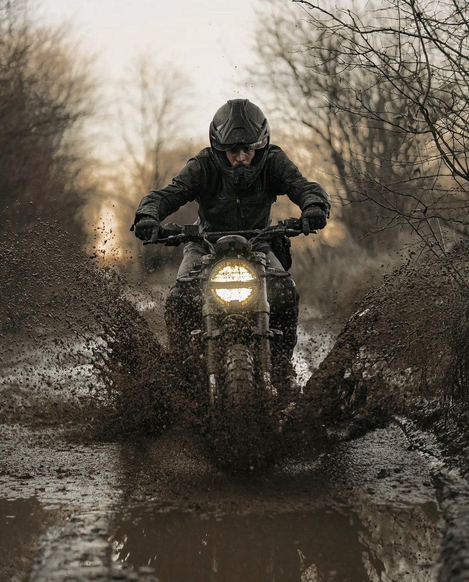 You're never too old to play in the mud...
•
•
🏍️ : @_stavro 📸 : <a href="/princolio/">Nemanja Princolio</a> #icon1000 #onepossiblefuture #VariantPro #iconhelmet #svartpilen401