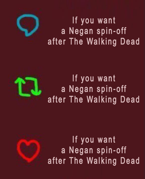 NegansMiz's tweet image. who else wants Negan in a spin-off after #TheWalkingDead ❓👀❤️

#Negan #HeresNegan #NeganLives ❗️