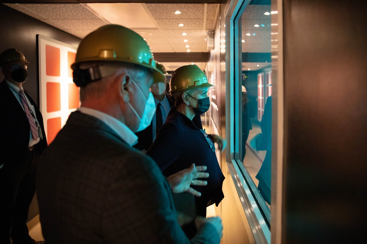 Lawrence Livermore National Laboratory (@livermore_lab) on Twitter photo On <a href="/SecGranholm/">Secretary Jennifer Granholm</a>’s tour of the National Ignition Facility this morning, Lab scientists briefed the Secretary on the Lab’s commitment to inertial confinement fusion & how NIF is used to ensure the safety, security and resilience of the nuclear stockpile without underground testing. On <a href="/SecGranholm/">Secretary Jennifer Granholm</a>’s tour of the National Ignition Facility this morning, Lab scientists briefed the Secretary on the Lab’s commitment to inertial confinement fusion & how NIF is used to ensure the safety, security and resilience of the nuclear stockpile without underground testing.
