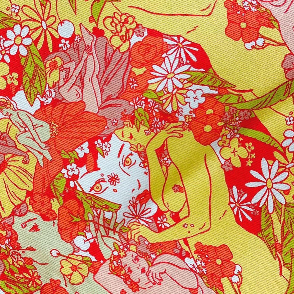 I made this print for my friends @bigbudpress and I'm so blown away at how beautifully all the pieces came together with the design. Thank you for always making things that go above and beyond my wildest dreams. Coming in January 13th in various styles!