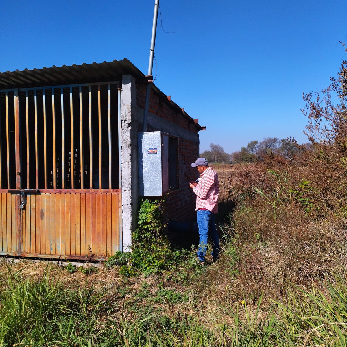 AlbertoVillegaA's tweet photo. Prueba de riego de diagnóstico, medición de flujo a nivel parcelario y toma de muestra de suelo, esto con la finalidad, de dar una recomendación al productor, para  hacer un buen uso del agua en el campo.
@MUAC_GTO 
@SDAyR_GTO 
#Agua https://t.co/hAh4RUXnEg
